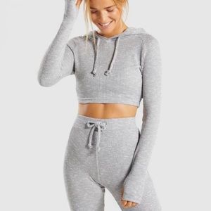 Gymshark | Slounge Set in Light Grey Marl